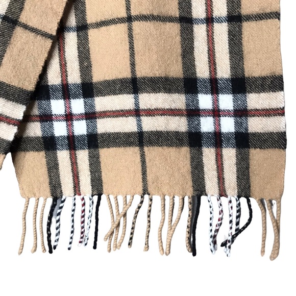 100% Edinburgh Lambswool Plaid Scarf Tartan Wrap Made in Scotland Knit - Picture 6 of 7